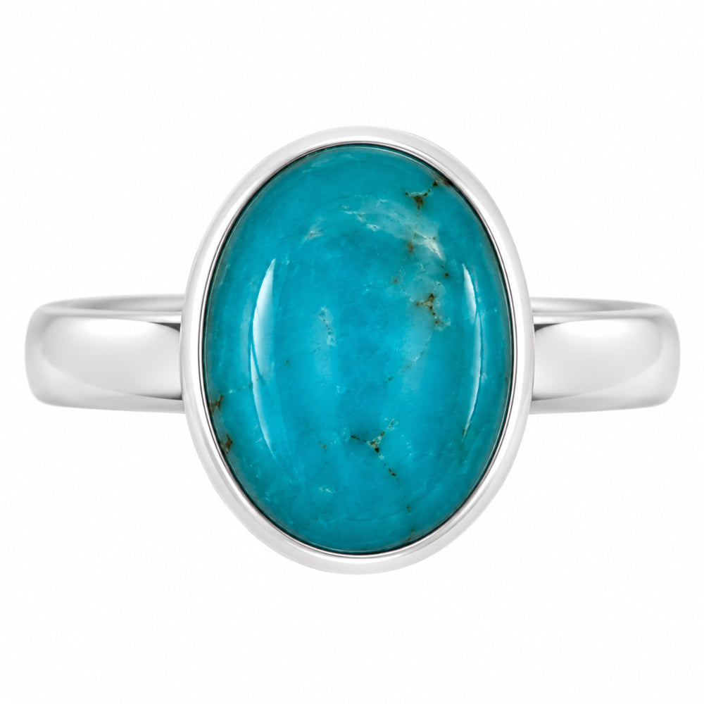 Natural Rare Turquoise Nevada Aztec Mt Ring size-5 R-1004 27-ER15647