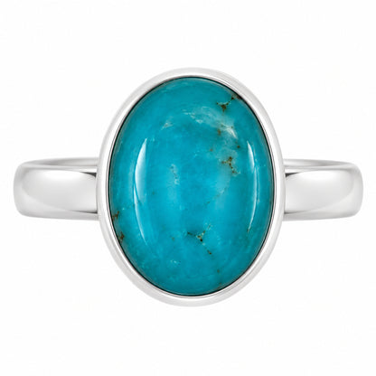 Natural Rare Turquoise Nevada Aztec Mt Ring size-5 R-1004 27-ER15647