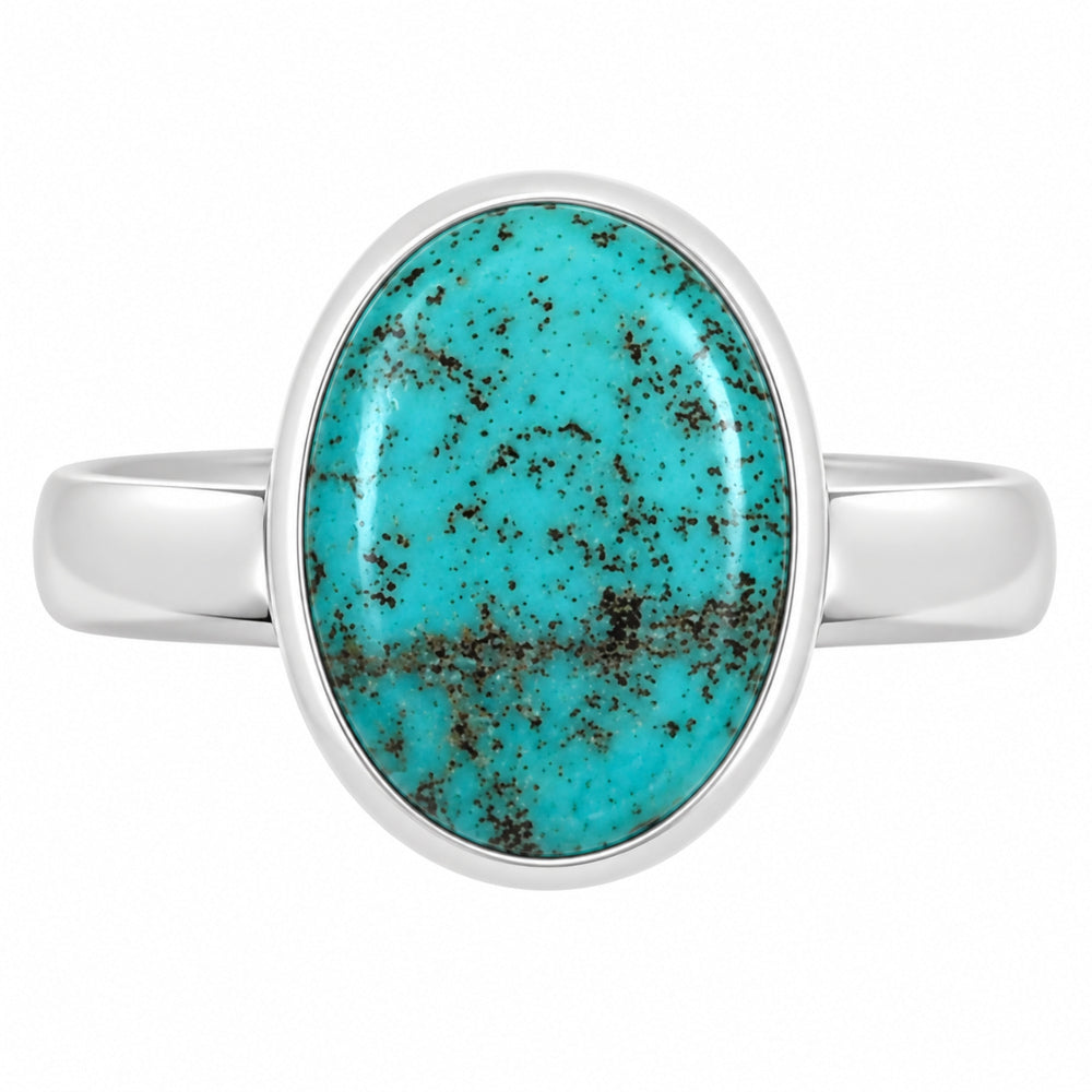 Natural Rare Turquoise Nevada Aztec Mt Ring size-5 R-1004 27-ER15652