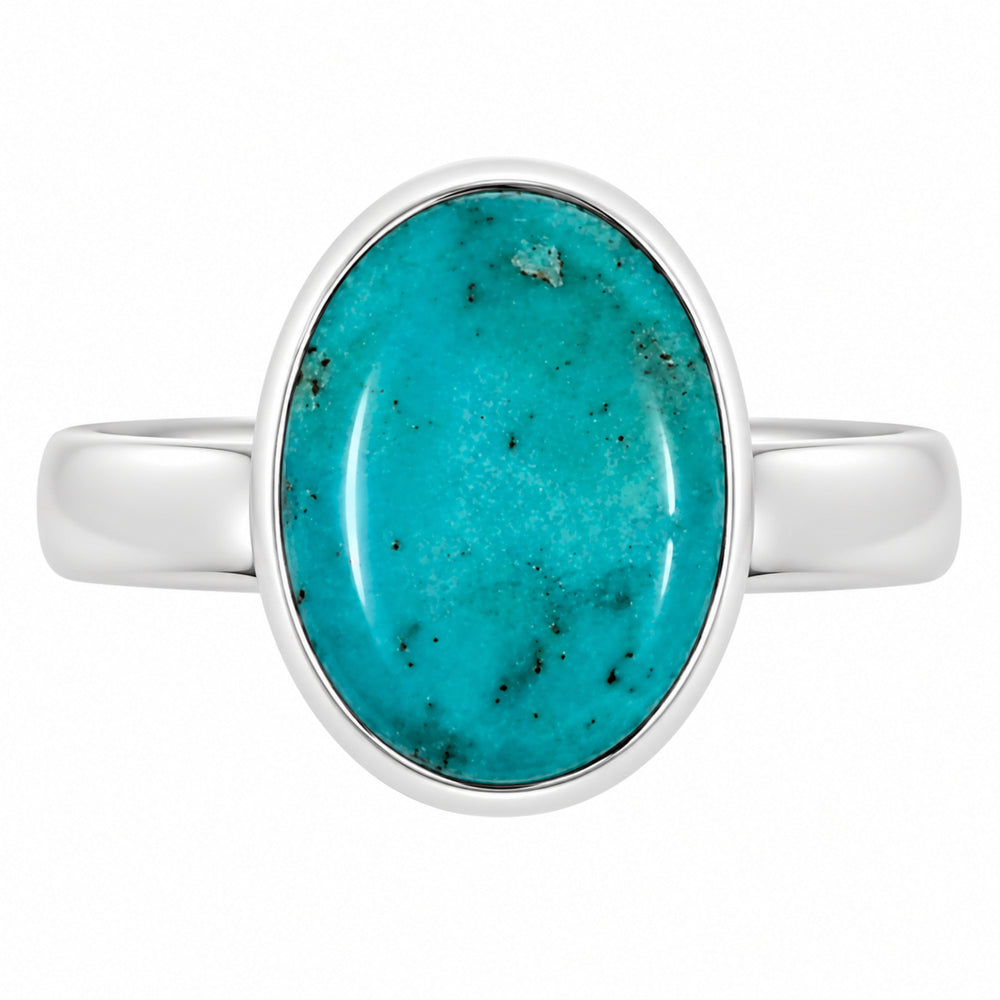 Natural Rare Turquoise Nevada Aztec Mt Ring size-5 R-1004 27-ER15653