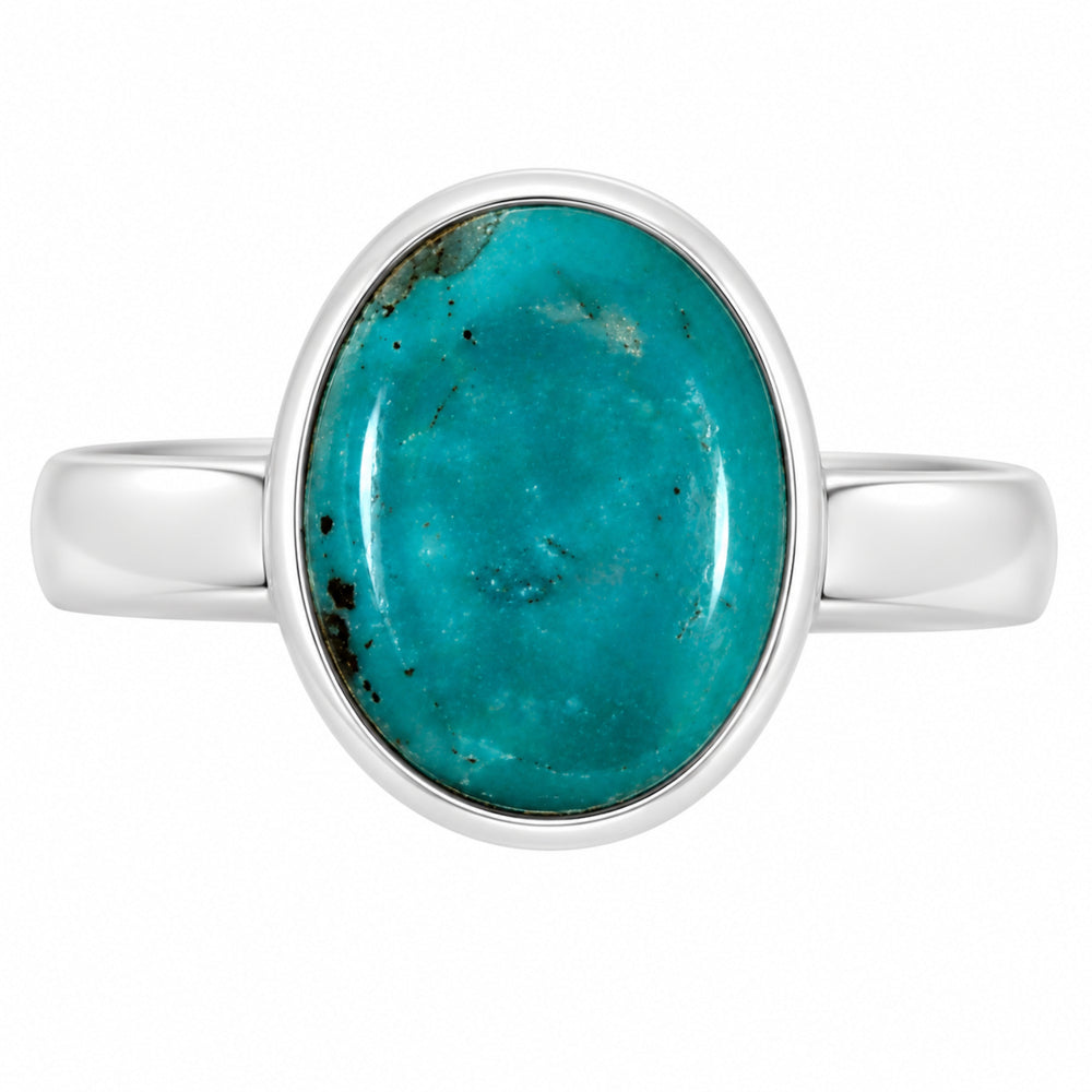 Natural Rare Turquoise Nevada Aztec Mt Ring size-5 R-1004 27-ER15655
