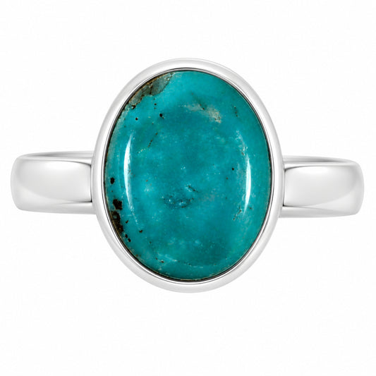 Natural Rare Turquoise Nevada Aztec Mt Ring size-5 R-1004 27-ER15655
