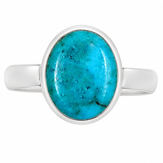 Natural Rare Turquoise Nevada Aztec Mt Ring size-6 R-1004 27-ER15659