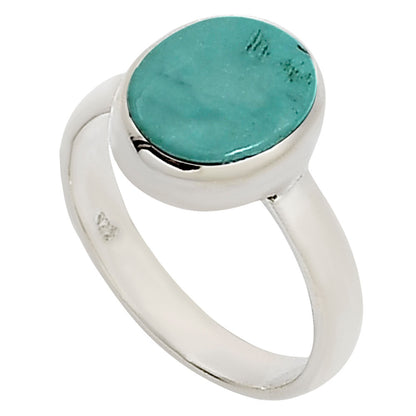Natural Rare Turquoise Nevada Aztec Mt Ring size-6 R-1004 27-ER15661