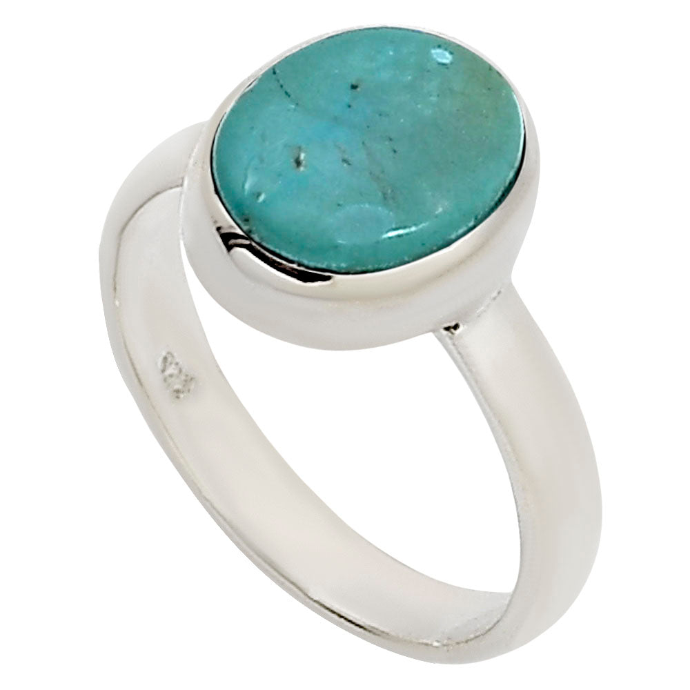 Natural Rare Turquoise Nevada Aztec Mt Ring size-6 R-1004 27-ER15667