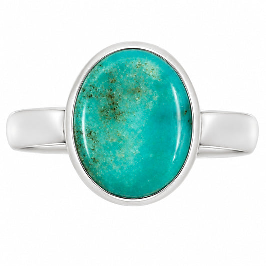 Natural Rare Turquoise Nevada Aztec Mt Ring size-6 R-1004 27-ER15678