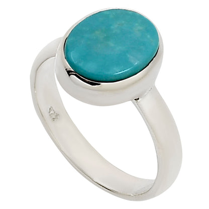 Natural Rare Turquoise Nevada Aztec Mt Ring size-6 R-1004 27-ER15682