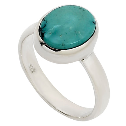 Natural Rare Turquoise Nevada Aztec Mt Ring size-7 R-1004 27-ER15688