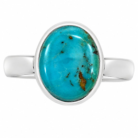 Natural Rare Turquoise Nevada Aztec Mt Ring size-7 R-1004 27-ER15694