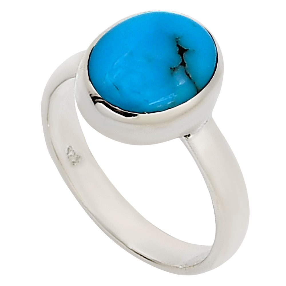 Natural Rare Turquoise Nevada Aztec Mt Ring size-7 R-1004 27-ER15704