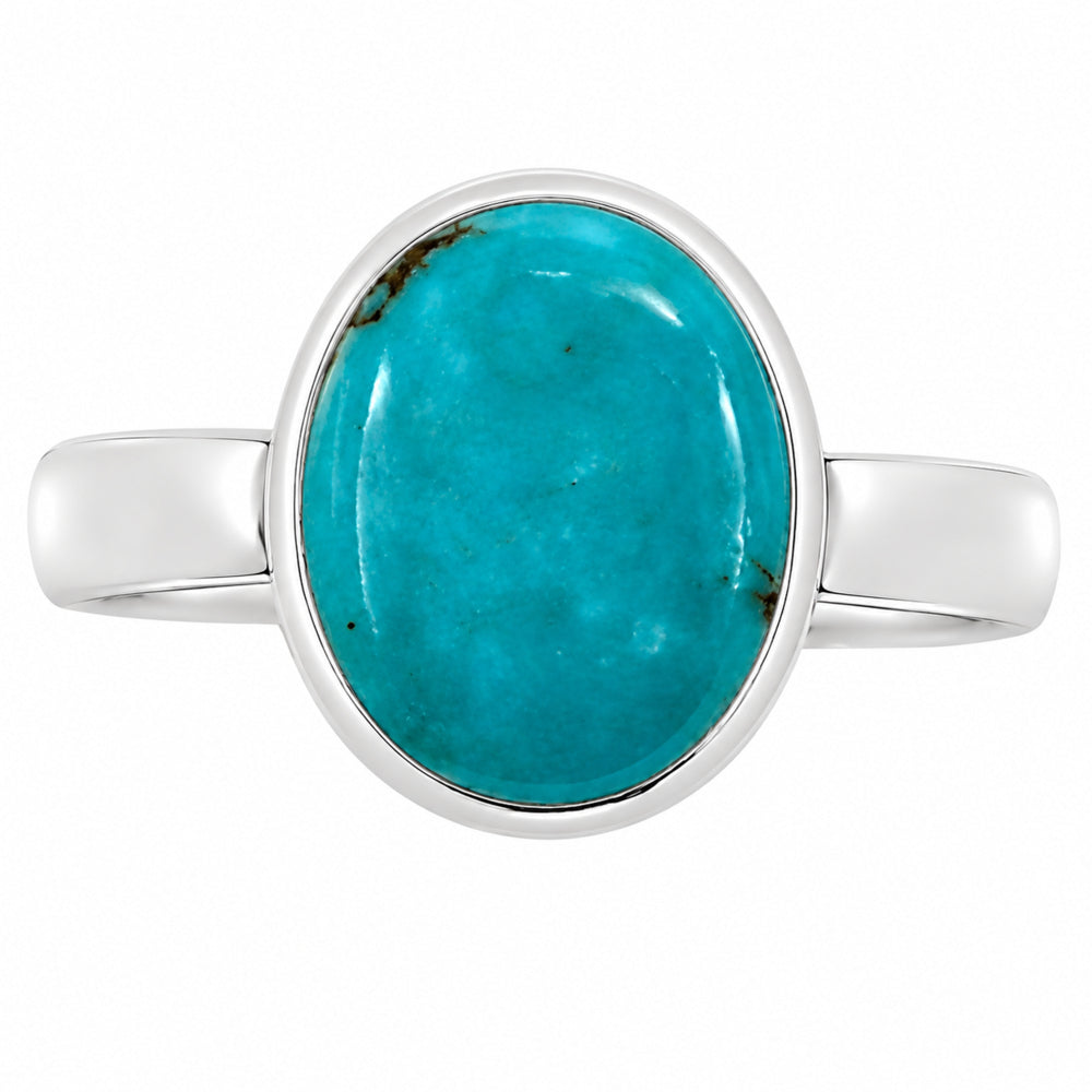Natural Rare Turquoise Nevada Aztec Mt Ring size-8 R-1004 27-ER15724
