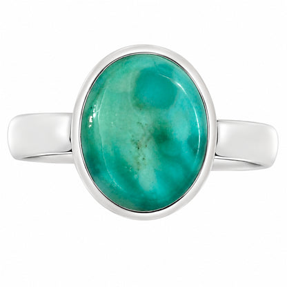 Natural Rare Turquoise Nevada Aztec Mt Ring size-8 R-1004 27-ER15726