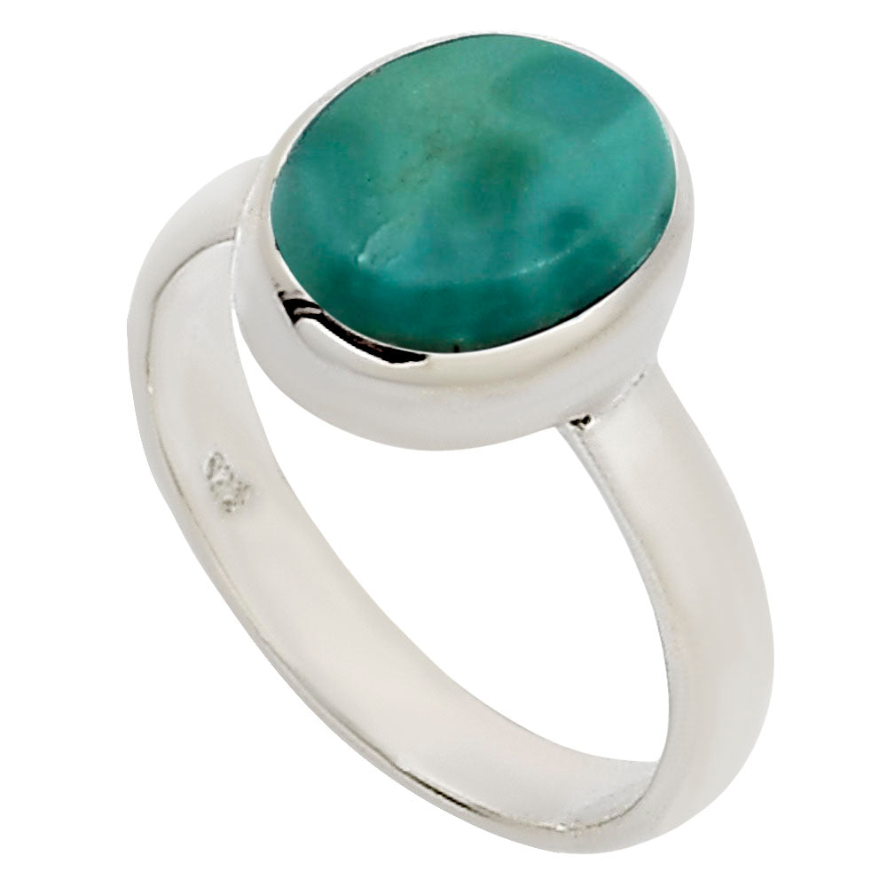 Natural Rare Turquoise Nevada Aztec Mt Ring size-8 R-1004 27-ER15726