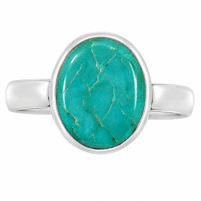 Natural Rare Turquoise Nevada Aztec Mt Ring size-8 R-1004 27-ER15736