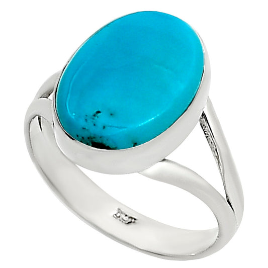 Natural Rare Turquoise Nevada Aztec Mt Ring size-7 R-1002 27-ER15745