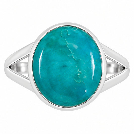 Natural Rare Turquoise Nevada Aztec Mt Ring size-7 R-1002 27-ER15755