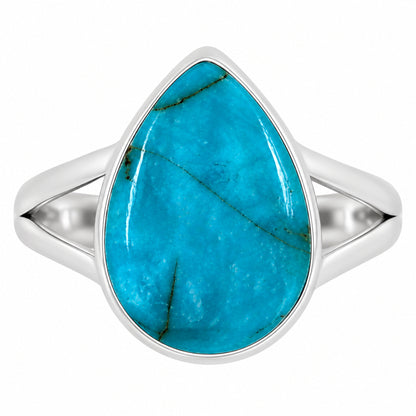 Natural Rare Turquoise Nevada Aztec Mt Ring size-8 R-1002 27-ER15767