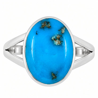 Natural Rare Turquoise Nevada Aztec Mt Ring size-8 R-1002 27-ER15768