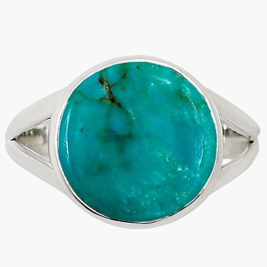 Natural Rare Turquoise Nevada Aztec Mt Ring size-8 R-1002 27-ER15771