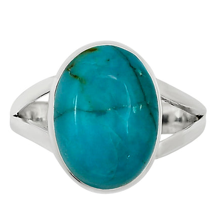 Natural Rare Turquoise Nevada Aztec Mt Ring size-8 R-1002 27-ER15786