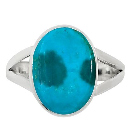 Natural Rare Turquoise Nevada Aztec Mt Ring size-9 R-1002 27-ER15792