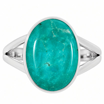 Natural Rare Turquoise Nevada Aztec Mt Ring size-9 R-1002 27-ER15800