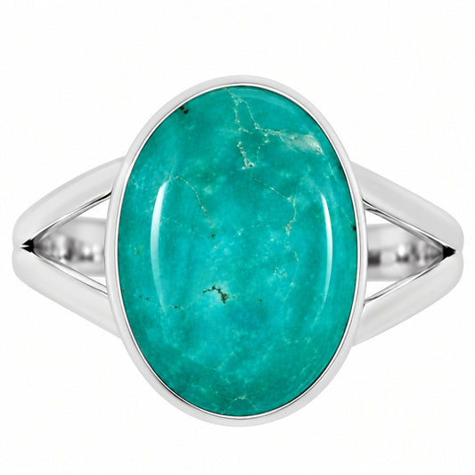 Natural Rare Turquoise Nevada Aztec Mt Ring size-9 R-1002 27-ER15800