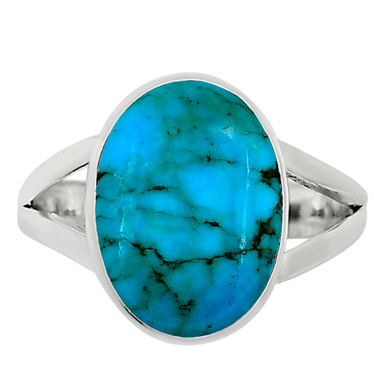 Natural Rare Turquoise Nevada Aztec Mt Ring size-9 R-1002 27-ER15801