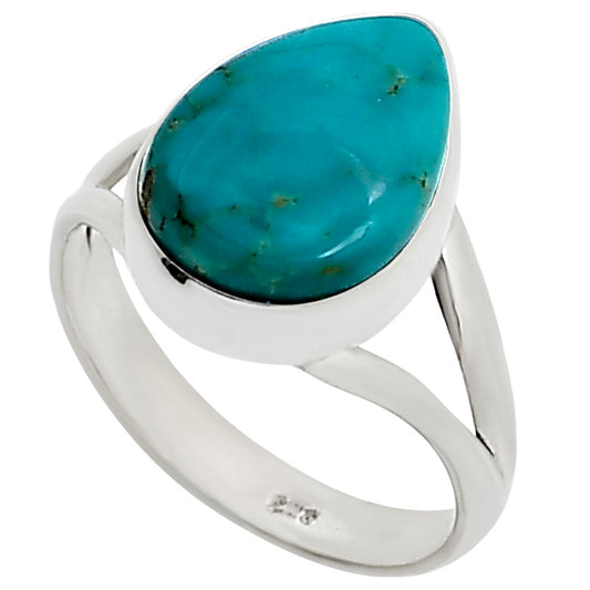 Natural Rare Turquoise Nevada Aztec Mt Ring size-9 R-1002 27-ER15802