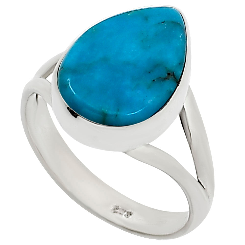 Natural Rare Turquoise Nevada Aztec Mt Ring size-9 R-1002 27-ER15807