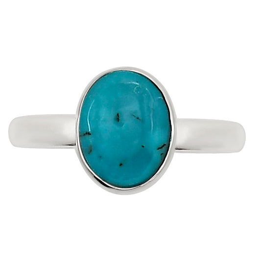 Natural Rare Turquoise Nevada Aztec Mt Ring size-5 R-1001 27-ER15839