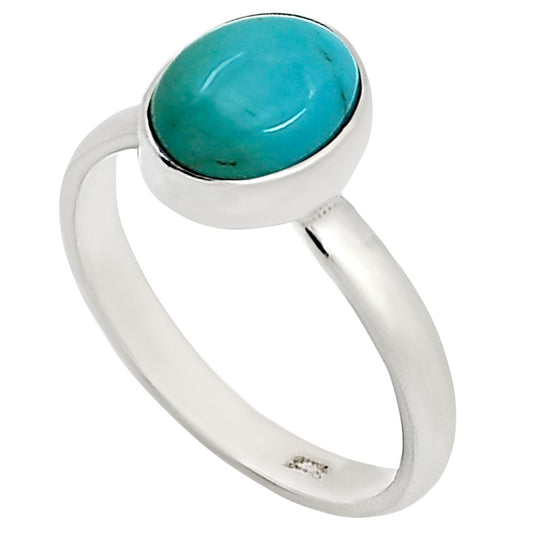 Natural Rare Turquoise Nevada Aztec Mt Ring size-5 R-1001 27-ER15849