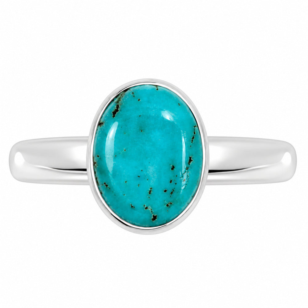Natural Rare Turquoise Nevada Aztec Mt Ring size-5 R-1001 27-ER15850
