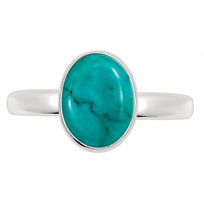 Natural Rare Turquoise Nevada Aztec Mt Ring size-5 R-1001 27-ER15854