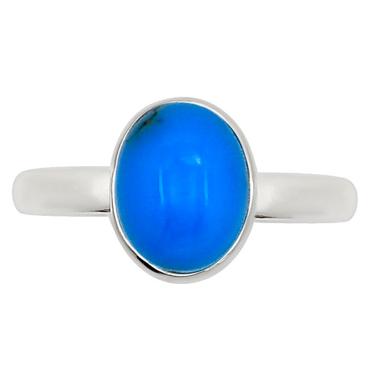 Natural Rare Turquoise Nevada Aztec Mt Ring size-5 R-1001 27-ER15862
