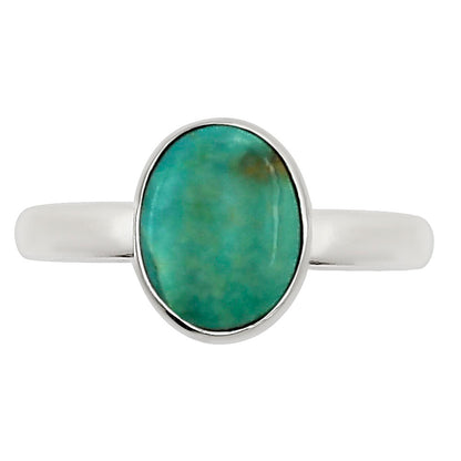 Natural Rare Turquoise Nevada Aztec Mt Ring size-5 R-1001 27-ER15864