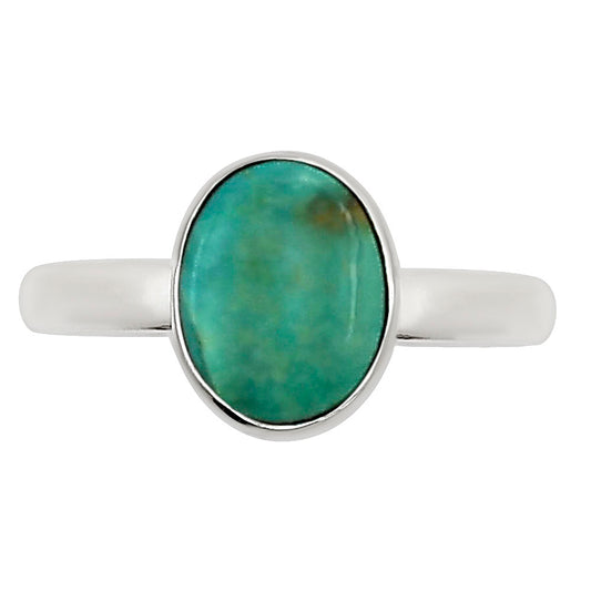 Natural Rare Turquoise Nevada Aztec Mt Ring size-5 R-1001 27-ER15864
