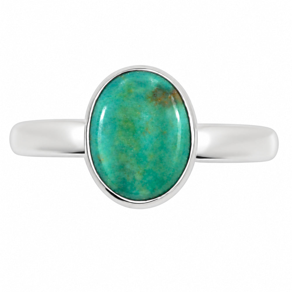 Natural Rare Turquoise Nevada Aztec Mt Ring size-5 R-1001 27-ER15864