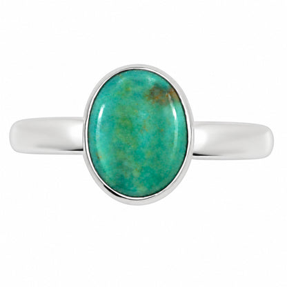 Natural Rare Turquoise Nevada Aztec Mt Ring size-5 R-1001 27-ER15864