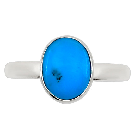 Natural Rare Turquoise Nevada Aztec Mt Ring size-5 R-1001 27-ER15866