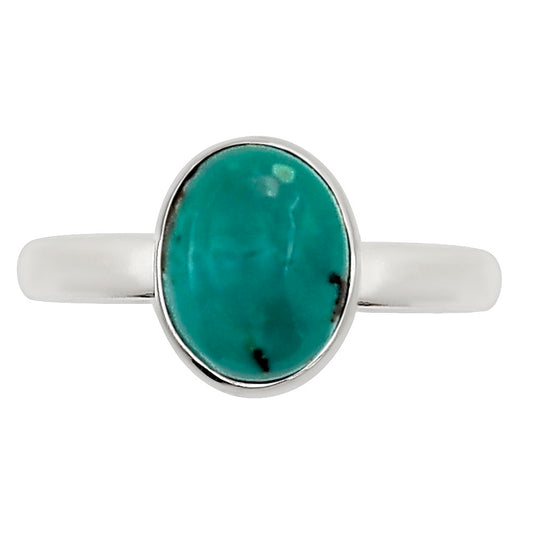 Natural Rare Turquoise Nevada Aztec Mt Ring size-5 R-1001 27-ER15868