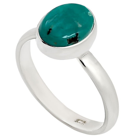 Natural Rare Turquoise Nevada Aztec Mt Ring size-5 R-1001 27-ER15868