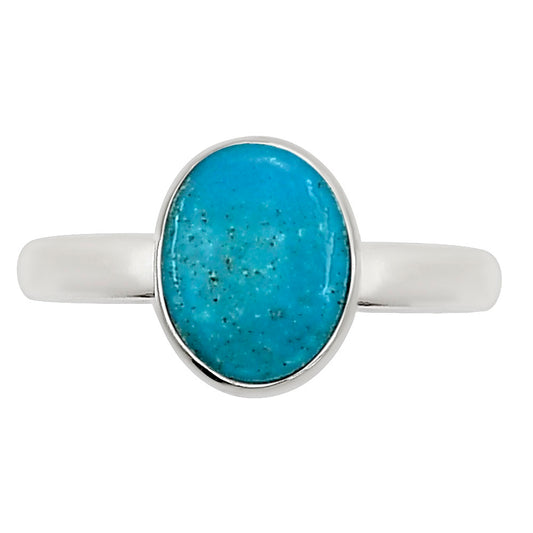 Natural Rare Turquoise Nevada Aztec Mt Ring size-5 R-1001 27-ER15872