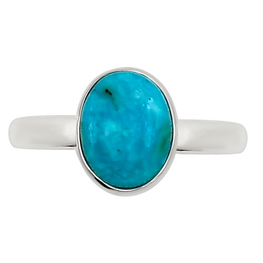 Natural Rare Turquoise Nevada Aztec Mt Ring size-5 R-1001 27-ER15873