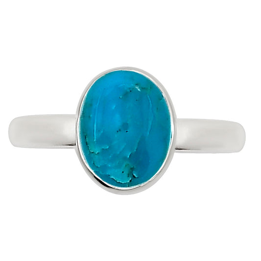 Natural Rare Turquoise Nevada Aztec Mt Ring size-5 R-1001 27-ER15874