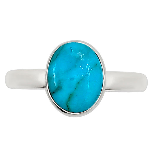 Natural Rare Turquoise Nevada Aztec Mt Ring size-6 R-1001 27-ER15883