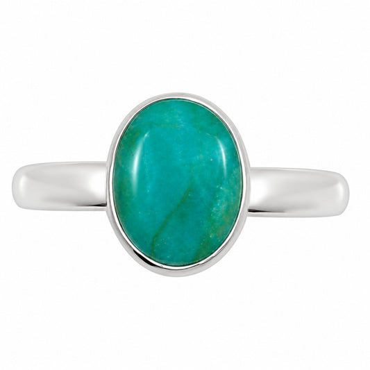 Natural Rare Turquoise Nevada Aztec Mt Ring size-6 R-1001 27-ER15885