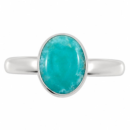 Natural Rare Turquoise Nevada Aztec Mt Ring size-6 R-1001 27-ER15892