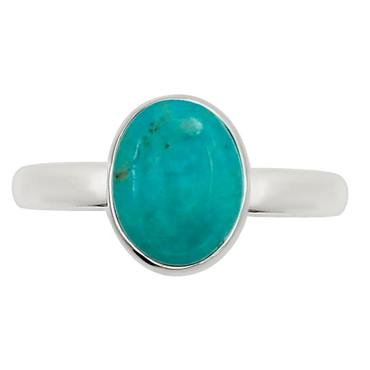 Natural Rare Turquoise Nevada Aztec Mt Ring size-6 R-1001 27-ER15893