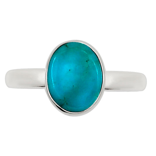 Natural Rare Turquoise Nevada Aztec Mt Ring size-6 R-1001 27-ER15897